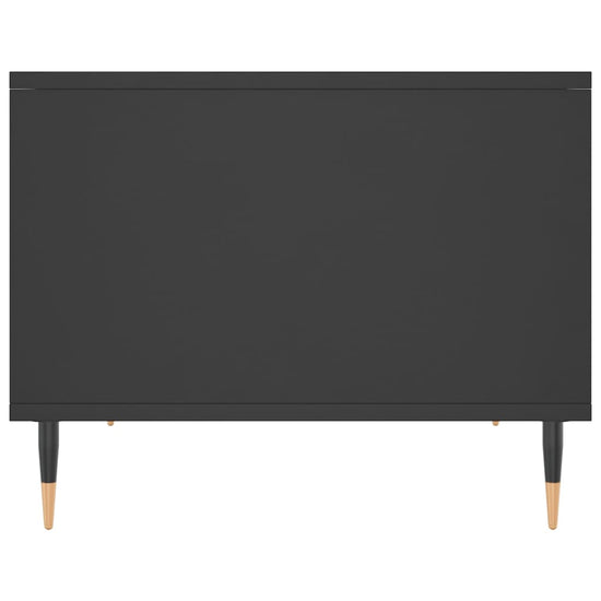 Salontafel 60x50x40 cm bewerkt hout zwart MeubelReus