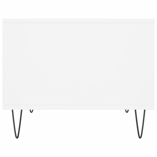 Salontafel 60x50x40 cm bewerkt hout wit MeubelReus