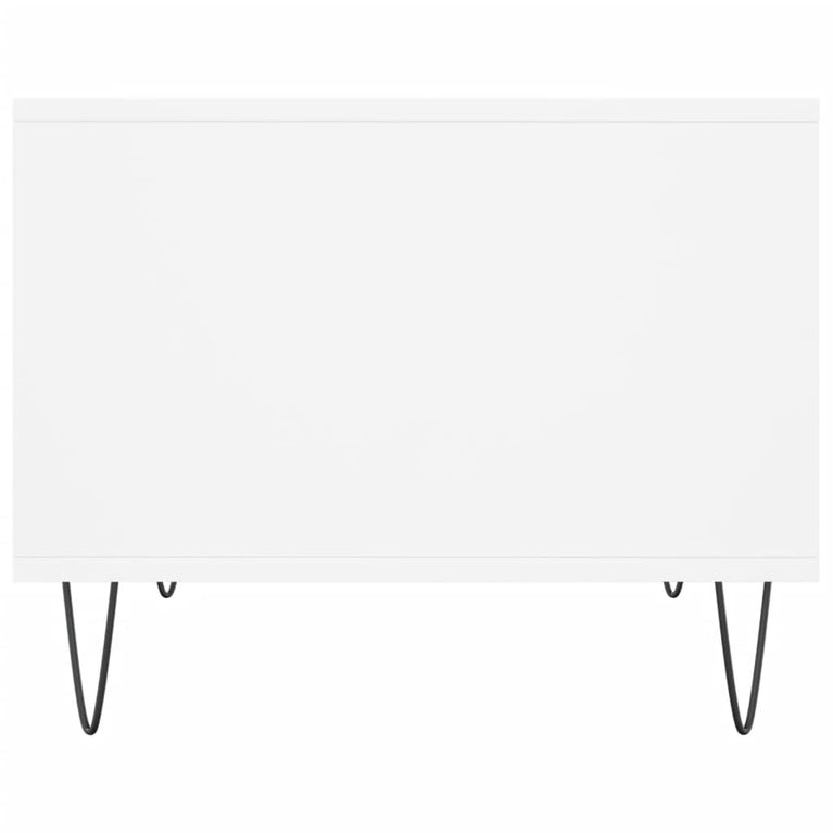 Salontafel 60x50x40 cm bewerkt hout wit MeubelReus