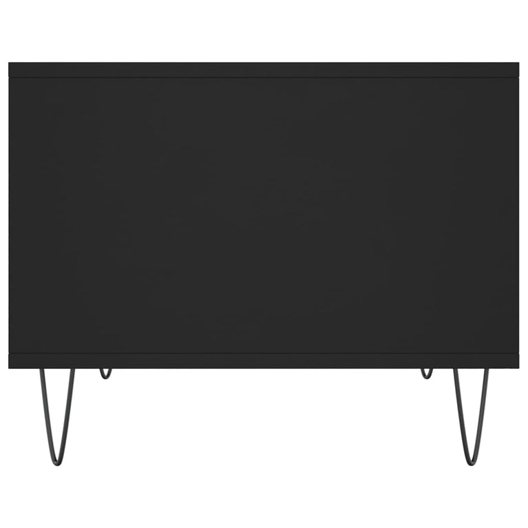 Salontafel 60x50x40 cm bewerkt hout zwart MeubelReus