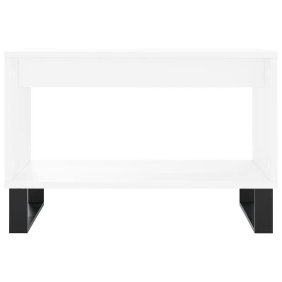 Salontafel 60x50x40 cm bewerkt hout wit MeubelReus