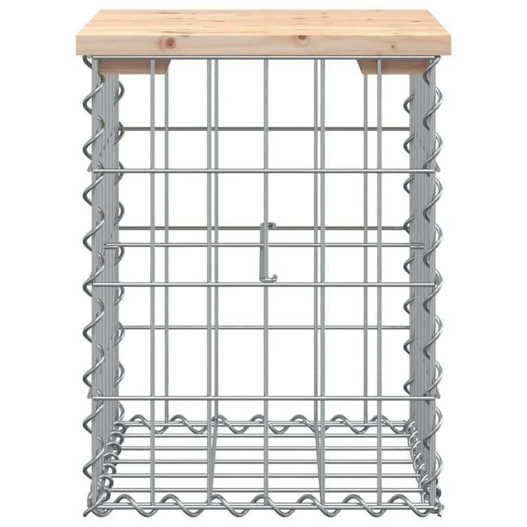 Tuinbank schanskorfontwerp 33x31x42 cm massief grenenhout MeubelReus