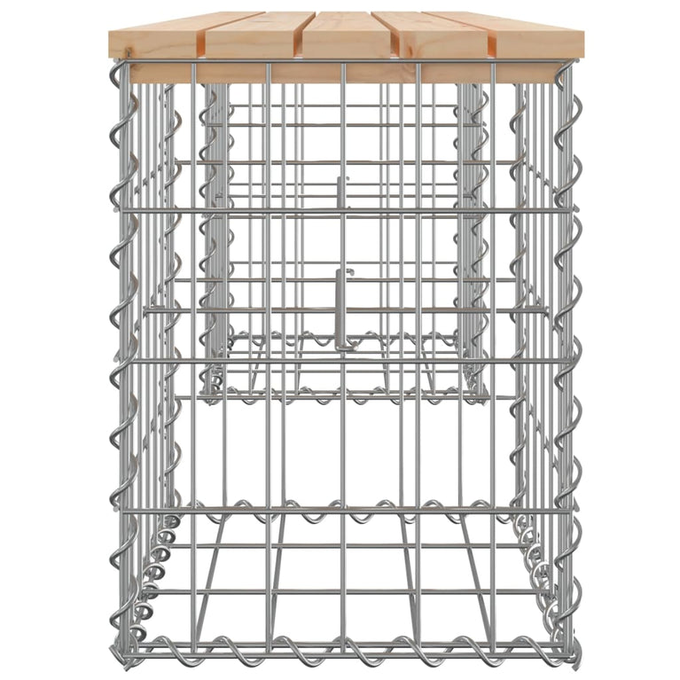 Tuinbank Schanskorfontwerp 103x31x42 cm massief grenenhout MeubelReus