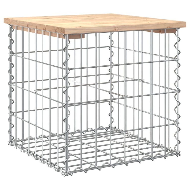 Tuinbank schanskorfontwerp 43x44x42 cm massief grenenhout MeubelReus