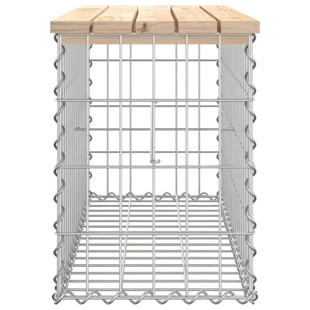 Tuinbank schanskorfontwerp 83x31,5x42 cm massief grenenhout MeubelReus