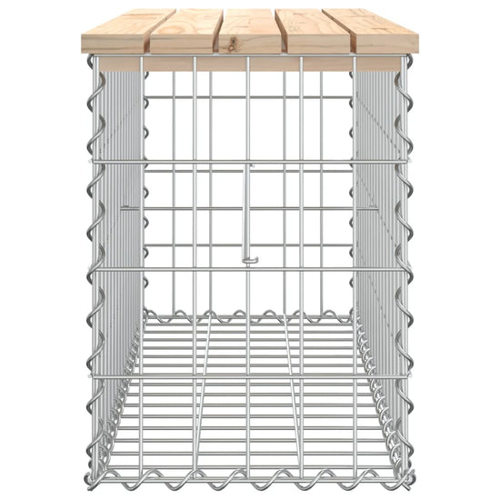 Tuinbank schanskorfontwerp 83x31,5x42 cm massief grenenhout MeubelReus