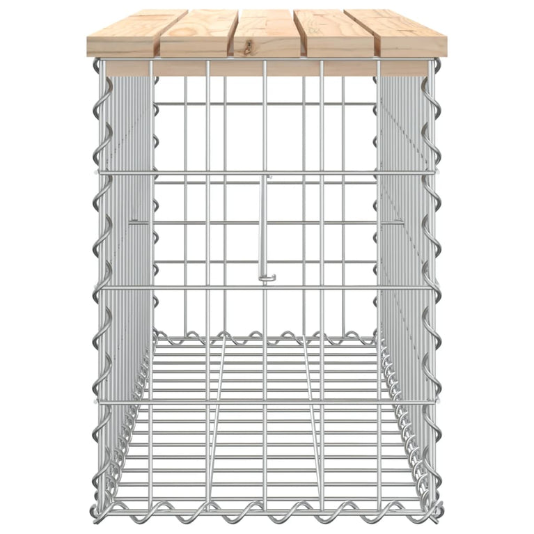 Tuinbank schanskorfontwerp 83x31,5x42 cm massief grenenhout MeubelReus