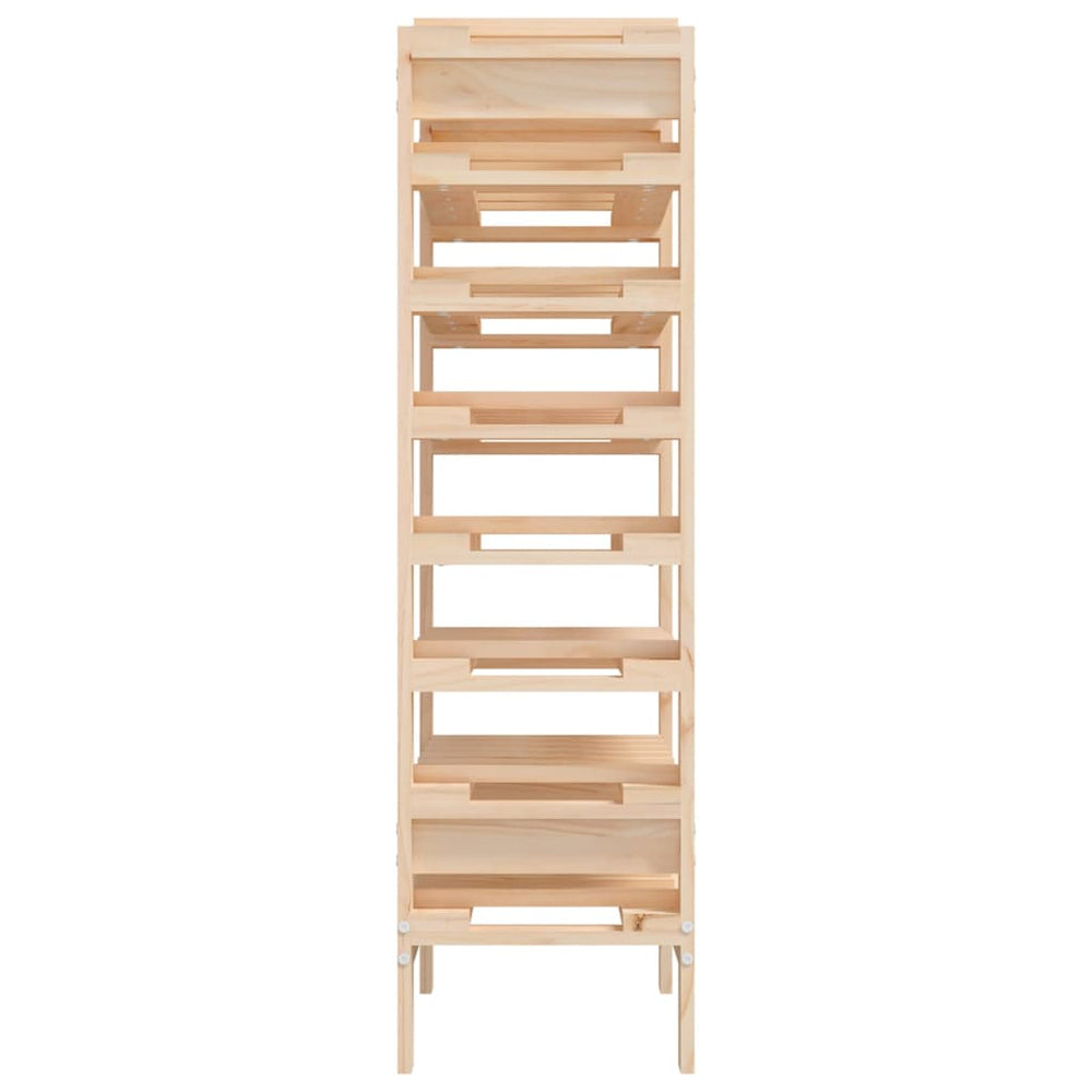 Wijnrek 61,5x30x107,5 cm massief grenenhout MeubelReus