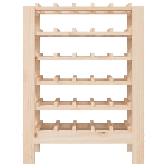 Wijnrek 61,5x30x82 cm massief grenenhout MeubelReus