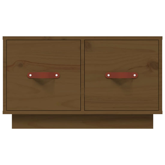 Salontafel 60x53x35 cm massief grenenhout honingbruin MeubelReus