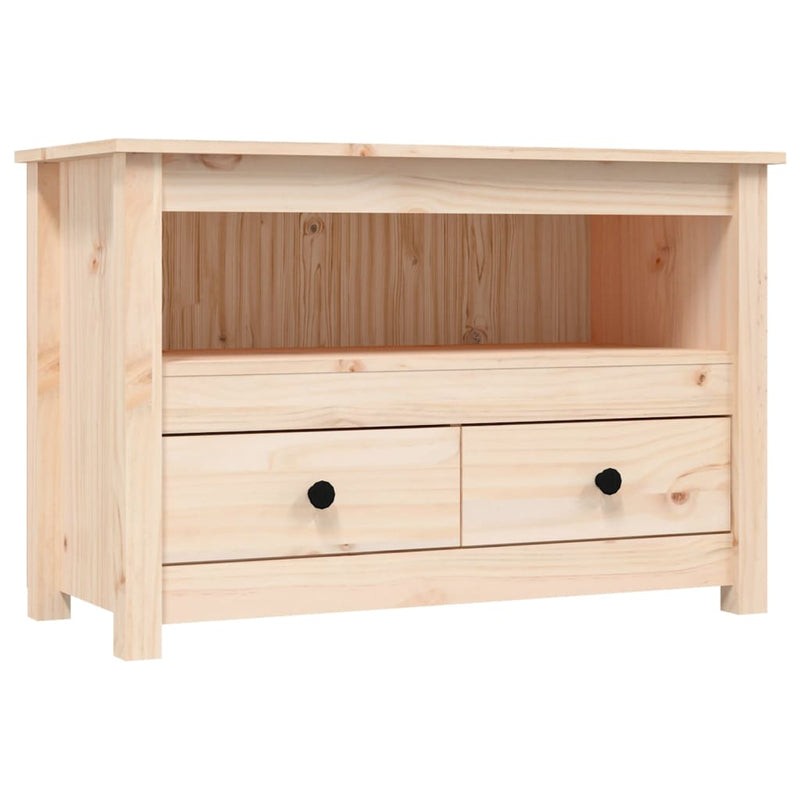 Tv-meubel 79x35x52 cm massief grenenhout MeubelReus