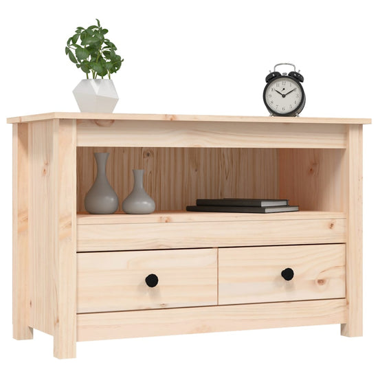Tv-meubel 79x35x52 cm massief grenenhout MeubelReus