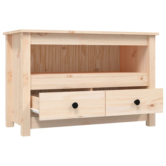 Tv-meubel 79x35x52 cm massief grenenhout MeubelReus