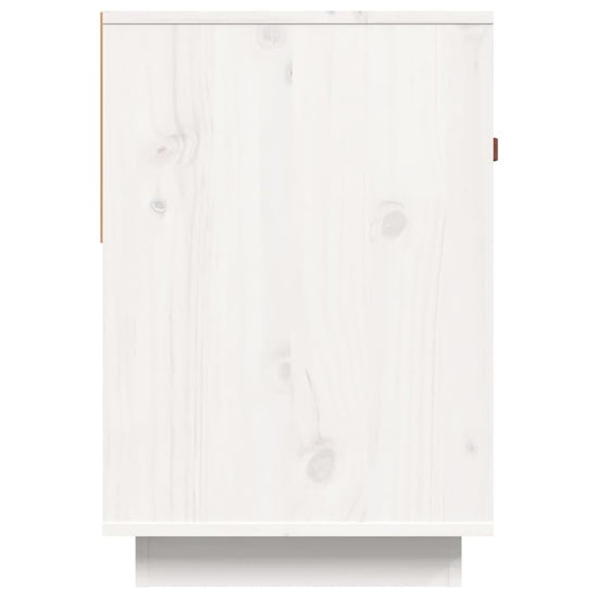 Tv-meubel 90x40x60 cm massief grenenhout wit MeubelReus
