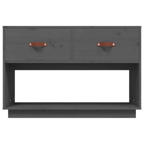 Tv-meubel 90x40x60 cm massief grenenhout grijs MeubelReus