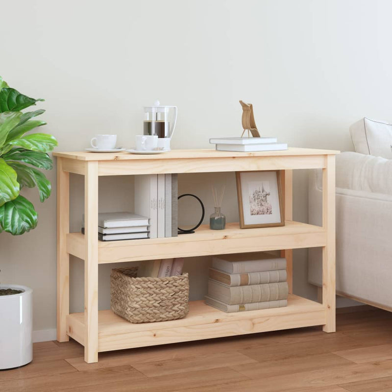 Wandtafel 110x40x74 cm massief grenenhout MeubelReus