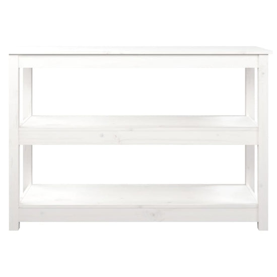 Wandtafel 110x40x74 cm massief grenenhout wit MeubelReus