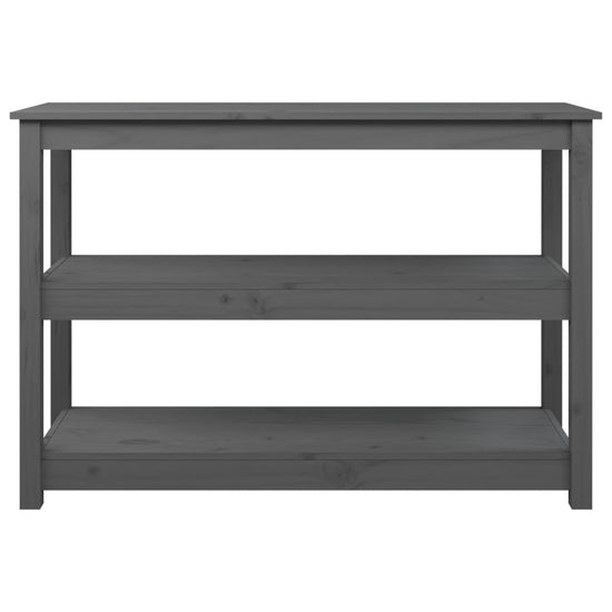 Wandtafel 110x40x74 cm massief grenenhout grijs MeubelReus