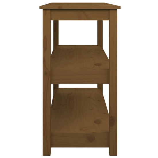 Wandtafel 110x40x74 cm massief grenenhout honingbruin MeubelReus