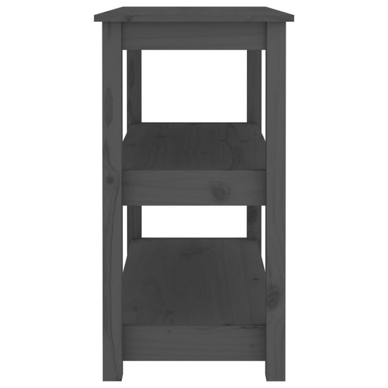 Wandtafel 80x40x74 cm massief grenenhout grijs MeubelReus