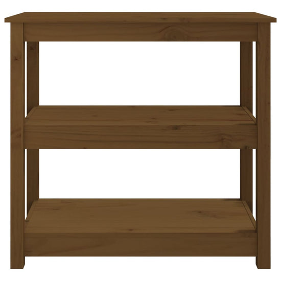 Wandtafel 80x40x74 cm massief grenenhout honingbruin MeubelReus