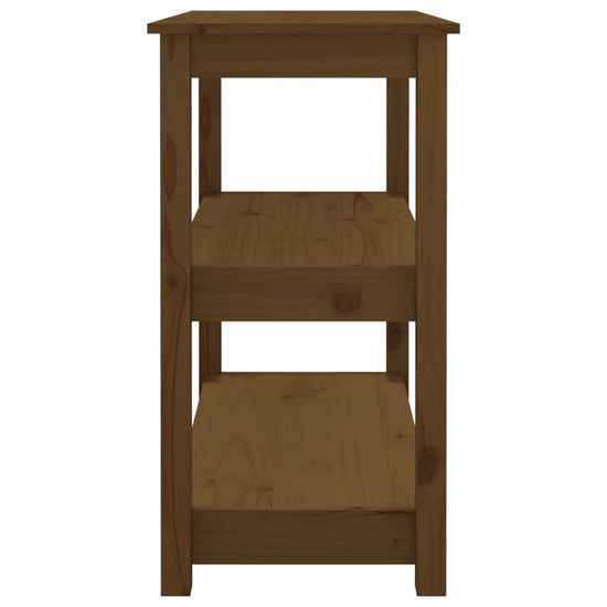 Wandtafel 80x40x74 cm massief grenenhout honingbruin MeubelReus