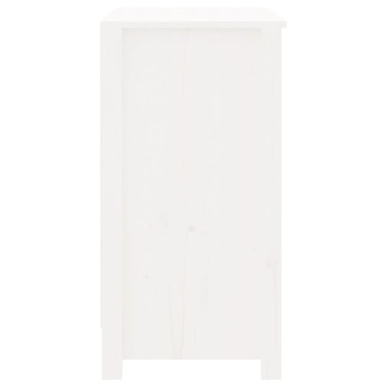 Boekenkast 80x35x68 cm massief grenenhout wit MeubelReus