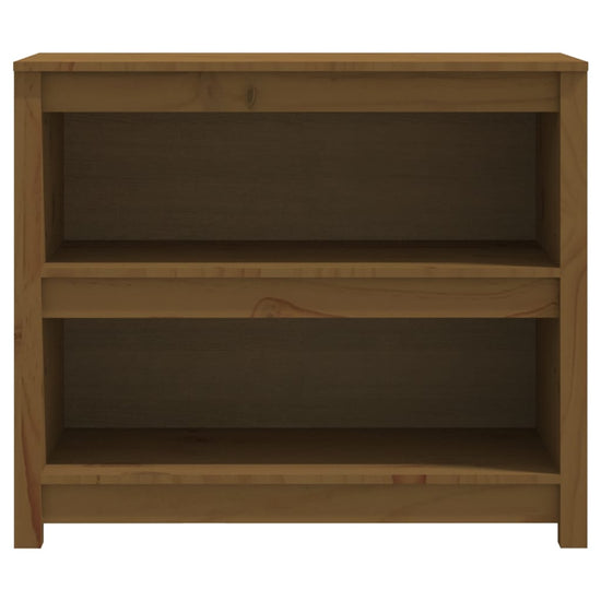 Boekenkast 80x35x68 cm massief grenenhout honingbruin MeubelReus