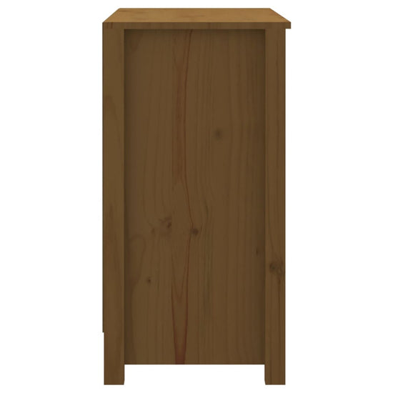 Boekenkast 80x35x68 cm massief grenenhout honingbruin MeubelReus
