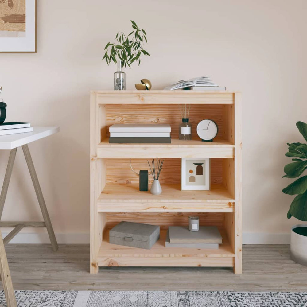 Boekenkast 80x35x97 cm massief grenenhout MeubelReus