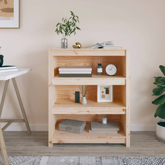 Boekenkast 80x35x97 cm massief grenenhout MeubelReus