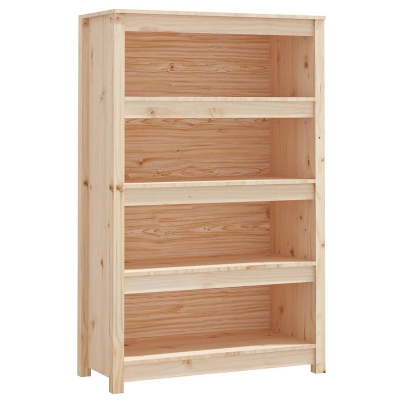 Boekenkast 80x35x126 cm massief grenenhout MeubelReus