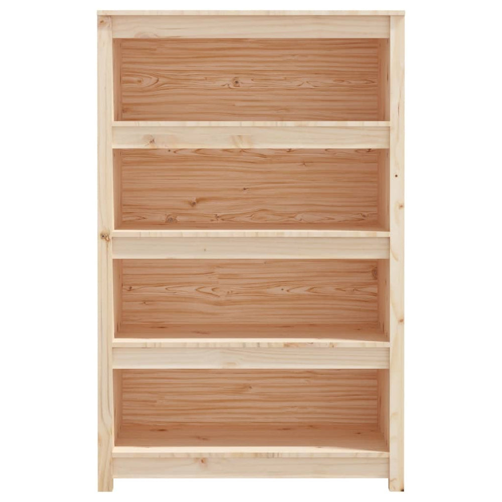 Boekenkast 80x35x126 cm massief grenenhout MeubelReus