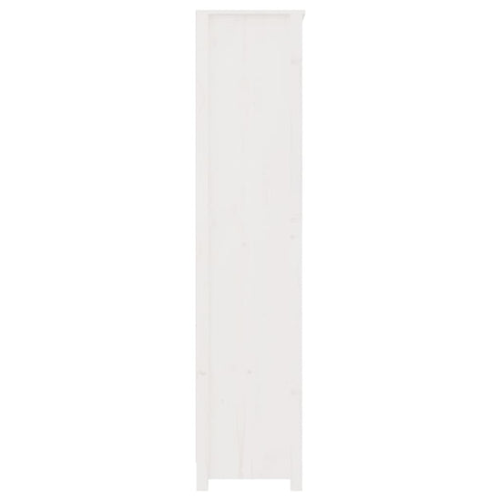 Boekenkast 80x35x154 cm massief grenenhout wit MeubelReus