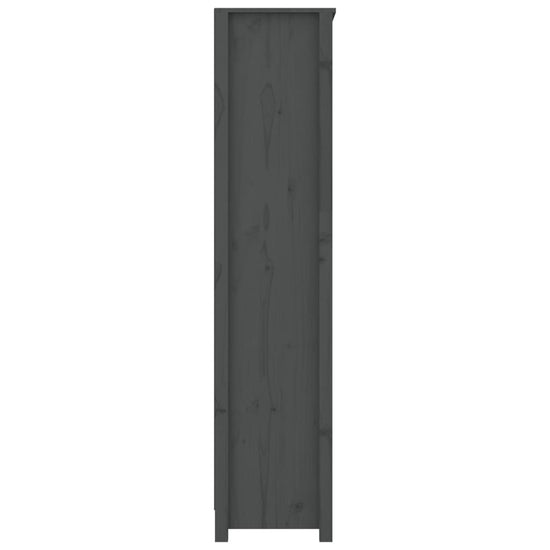 Boekenkast 80x35x154 cm massief grenenhout grijs MeubelReus