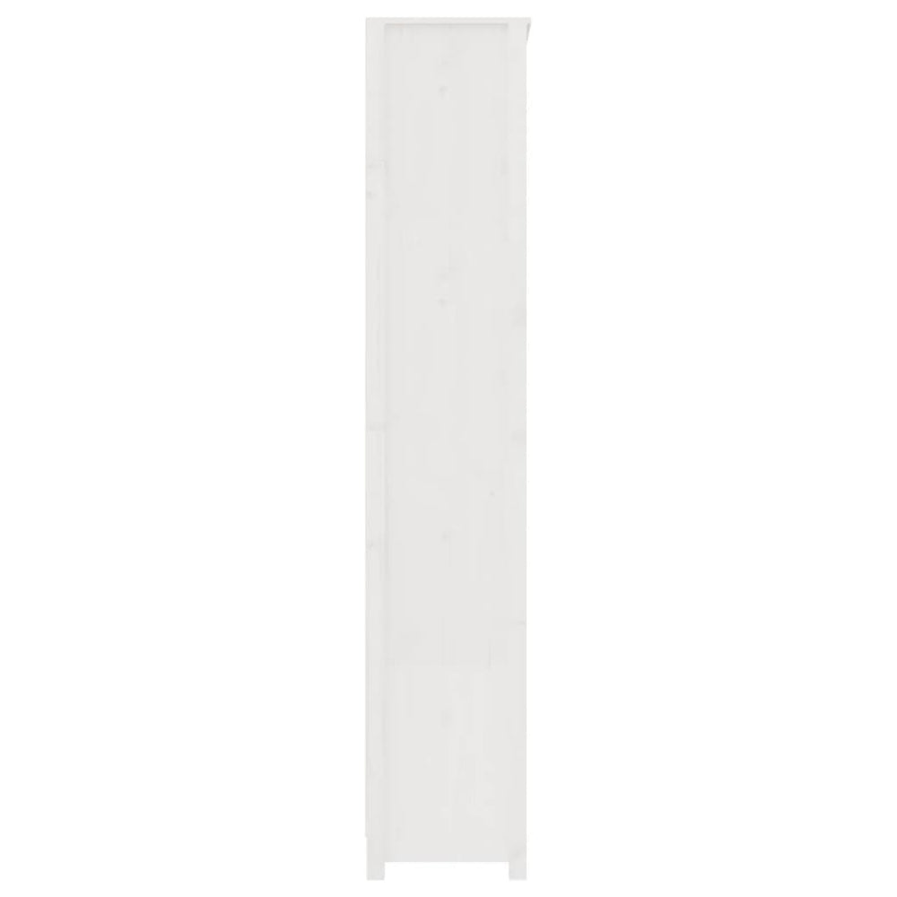 Boekenkast 80x35x183 cm massief grenenhout wit MeubelReus