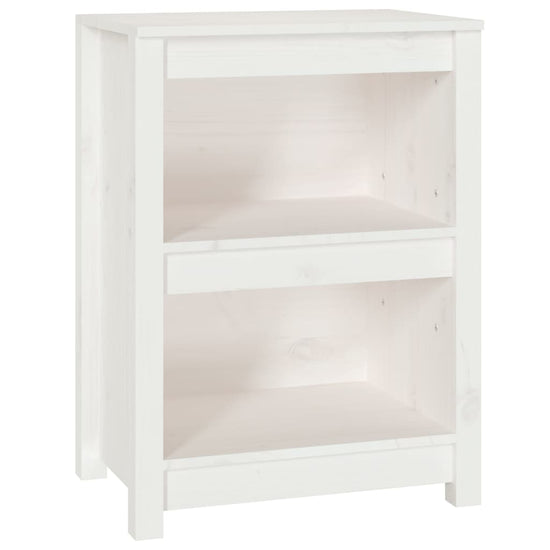 Boekenkast 50x35x68 cm massief grenenhout wit MeubelReus