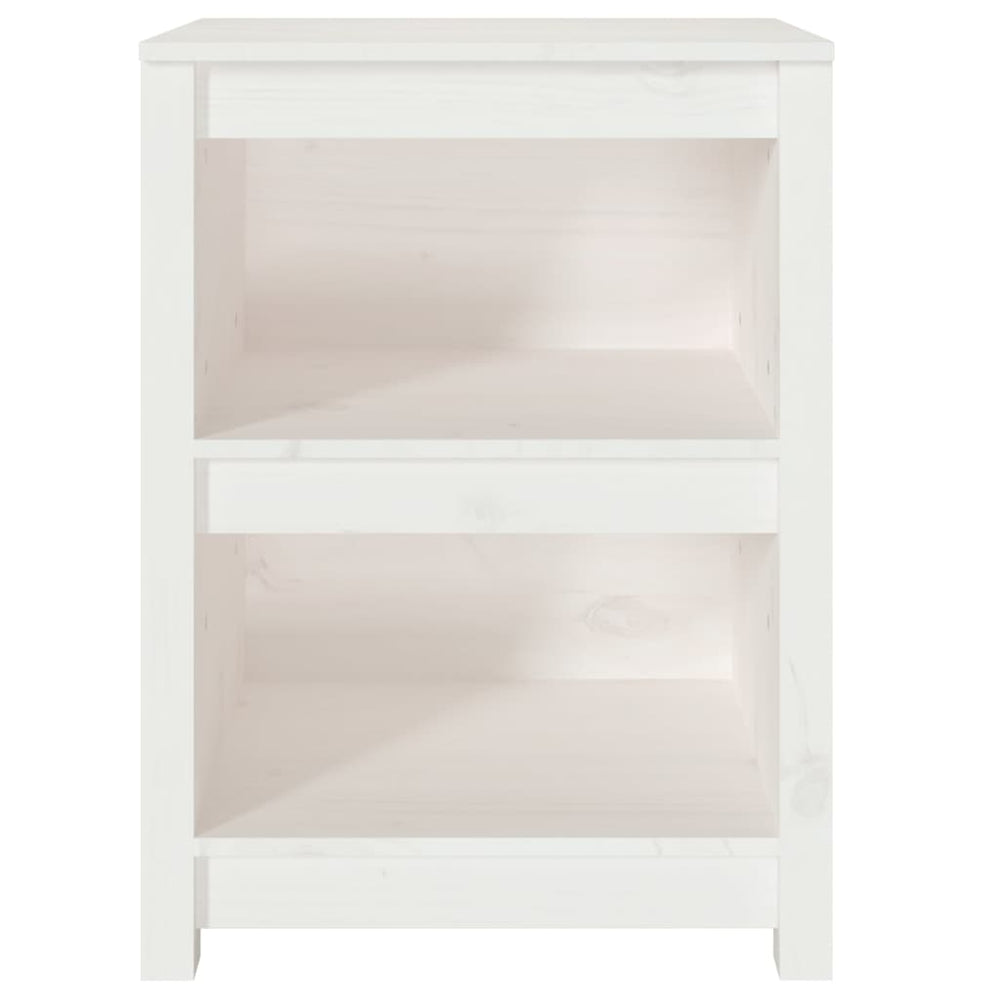 Boekenkast 50x35x68 cm massief grenenhout wit MeubelReus
