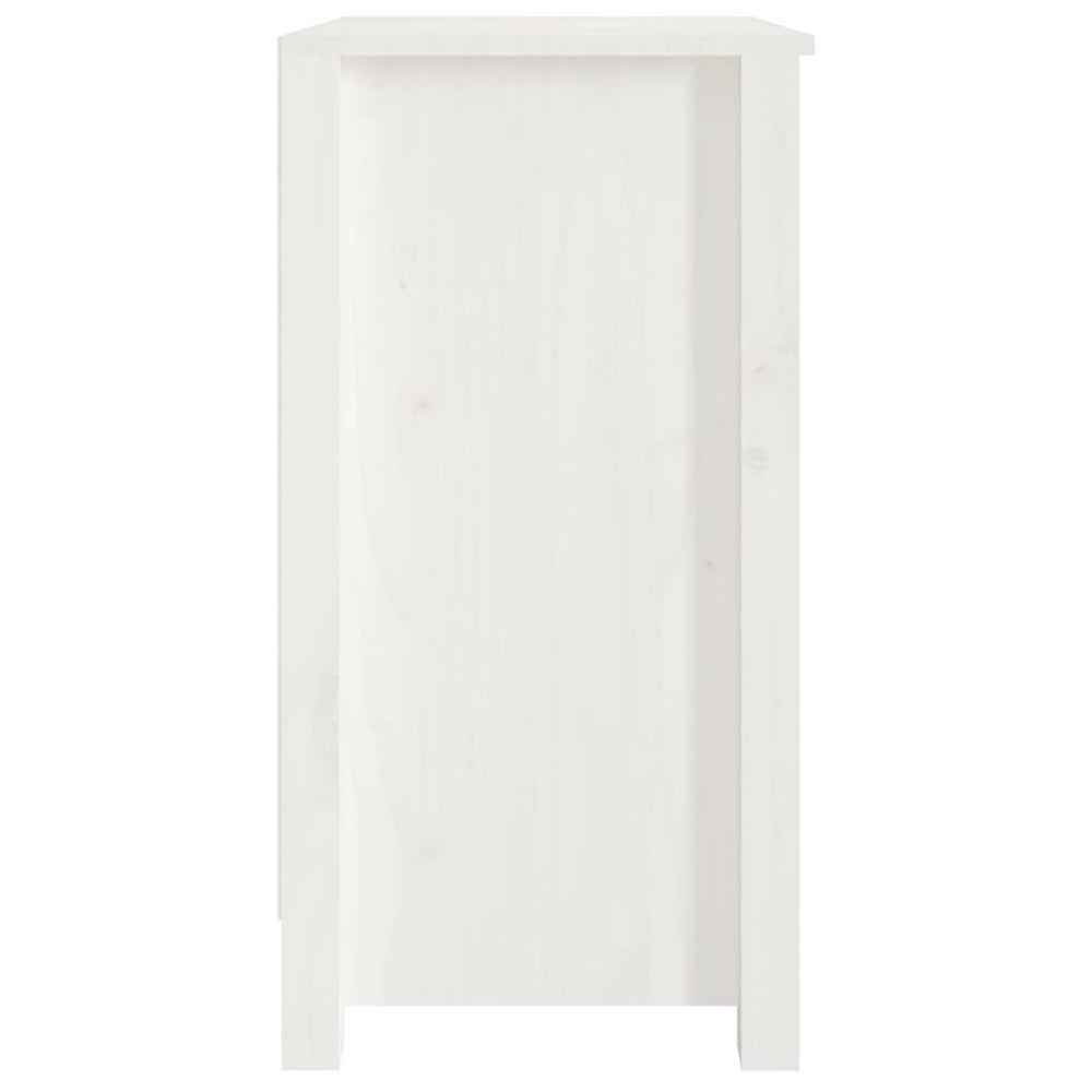 Boekenkast 50x35x68 cm massief grenenhout wit MeubelReus