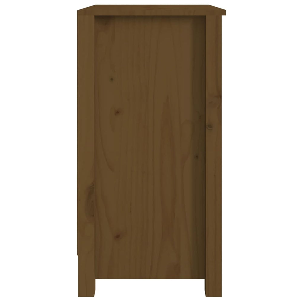 Boekenkast 50x35x68 cm massief grenenhout honingbruin MeubelReus