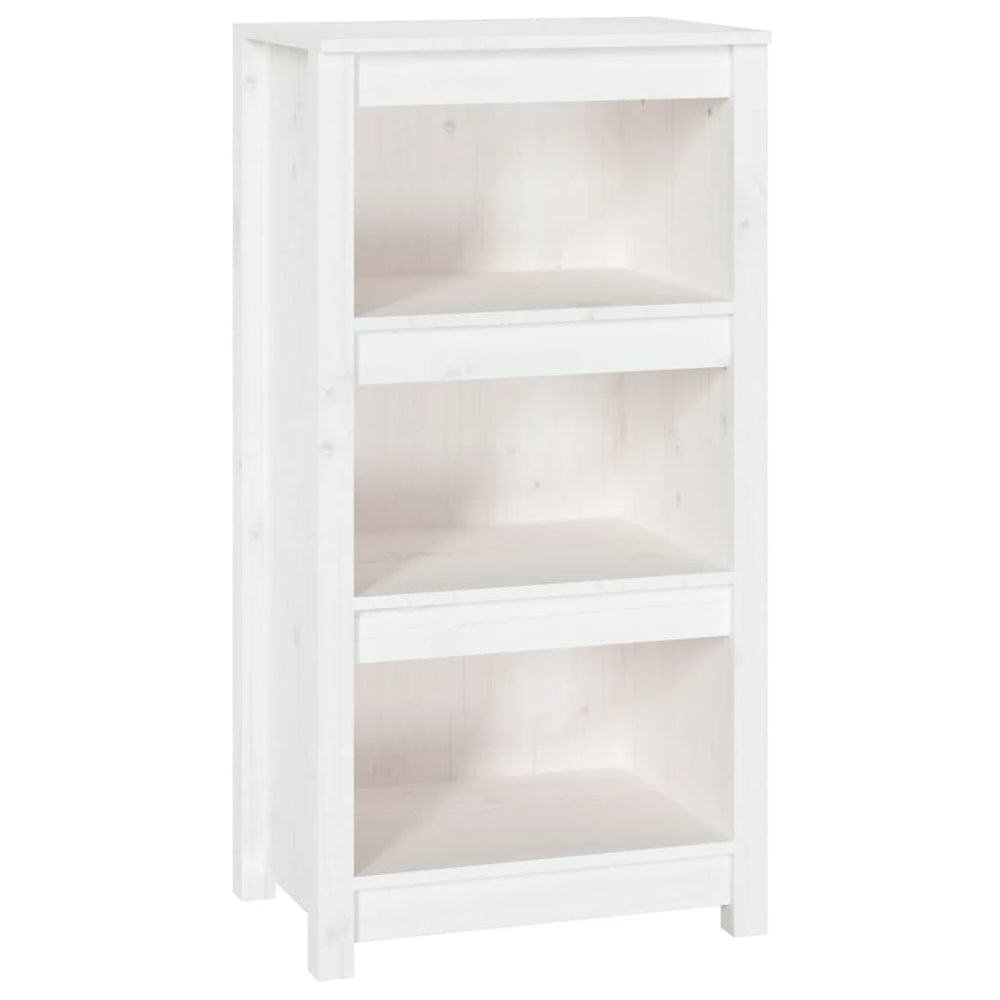 Boekenkast 50x35x97 cm massief grenenhout wit MeubelReus