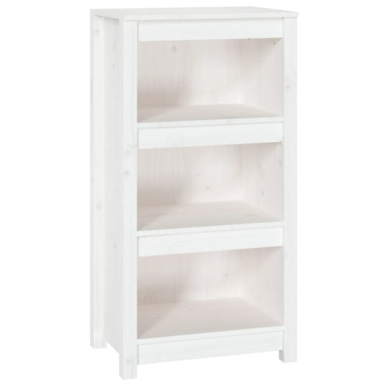 Boekenkast 50x35x97 cm massief grenenhout wit MeubelReus