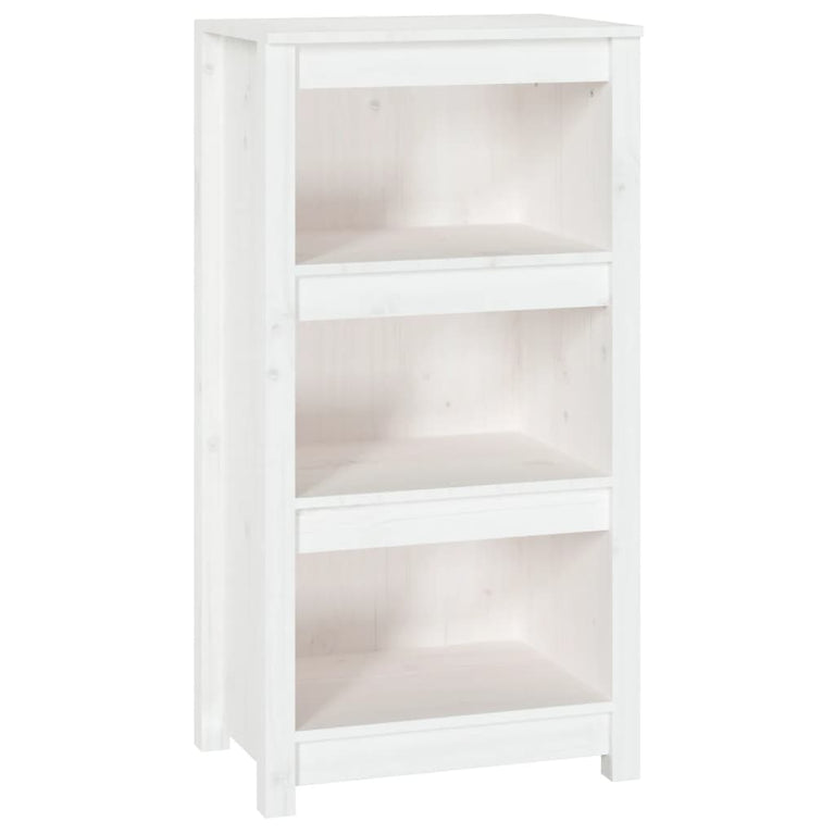 Boekenkast 50x35x97 cm massief grenenhout wit MeubelReus