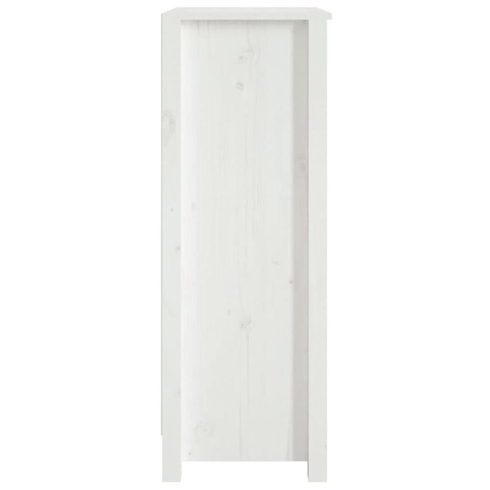 Boekenkast 50x35x97 cm massief grenenhout wit MeubelReus