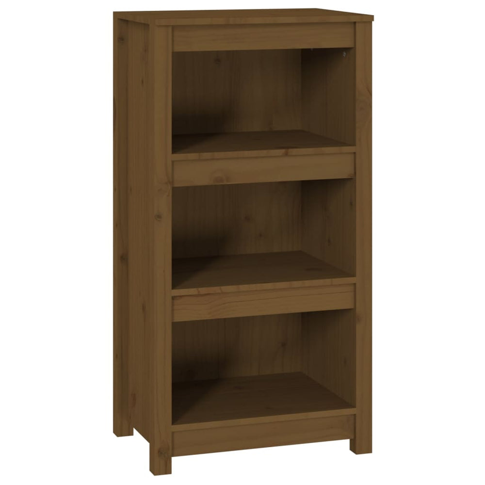 Boekenkast 50x35x97 cm massief grenenhout honingbruin MeubelReus