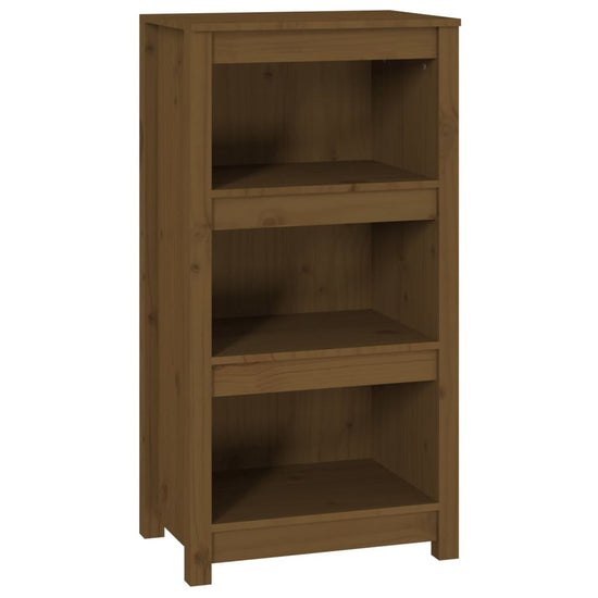 Boekenkast 50x35x97 cm massief grenenhout honingbruin MeubelReus