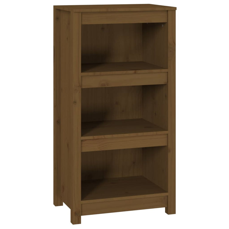 Boekenkast 50x35x97 cm massief grenenhout honingbruin MeubelReus
