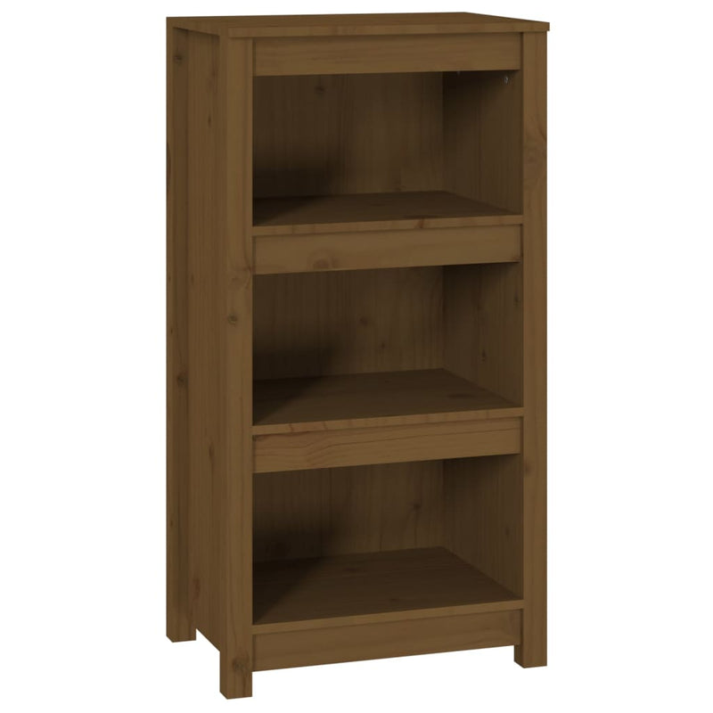 Boekenkast 50x35x97 cm massief grenenhout honingbruin MeubelReus