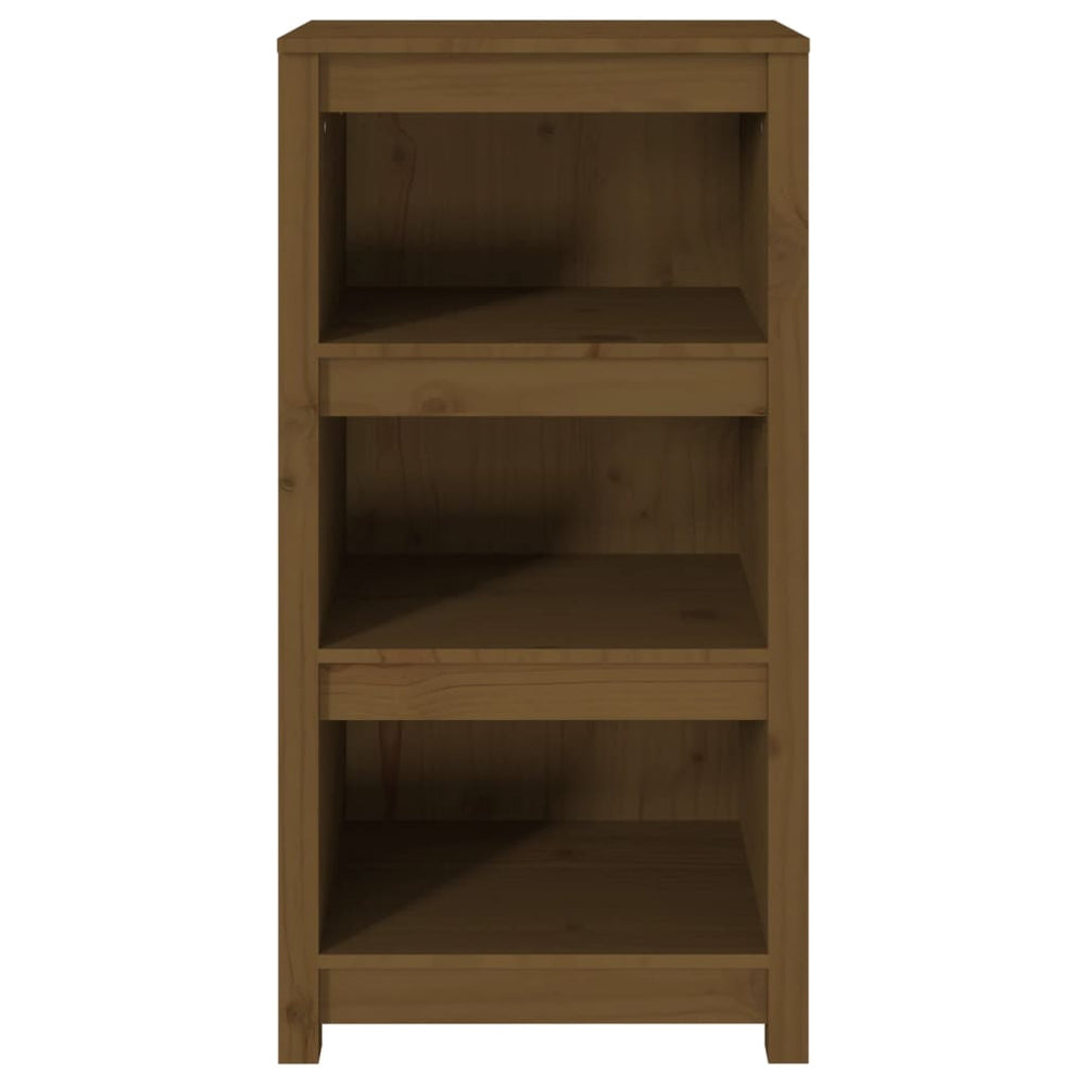 Boekenkast 50x35x97 cm massief grenenhout honingbruin MeubelReus