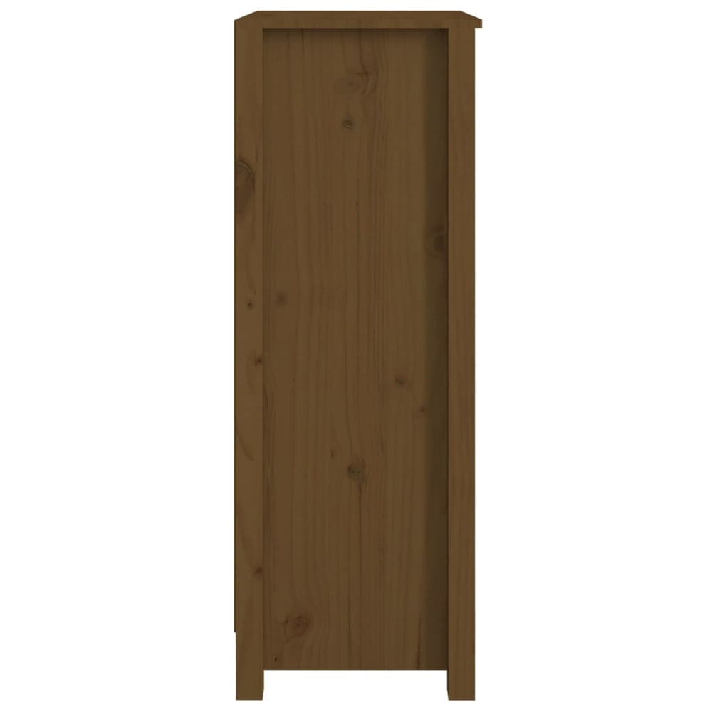 Boekenkast 50x35x97 cm massief grenenhout honingbruin MeubelReus